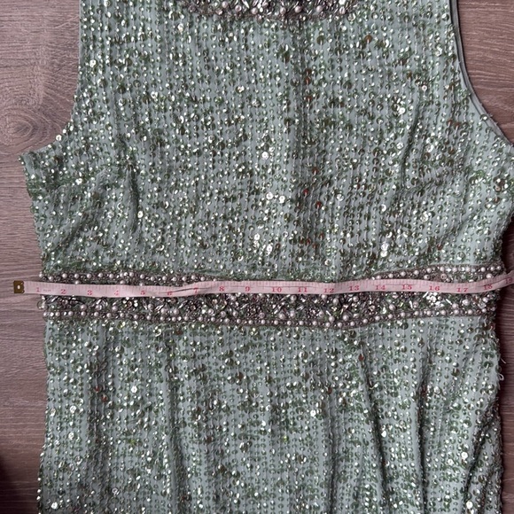 MAC DUGGAL Sequined Sleeveless Embellished Neckline Gown 12 - Picture 14 of 14